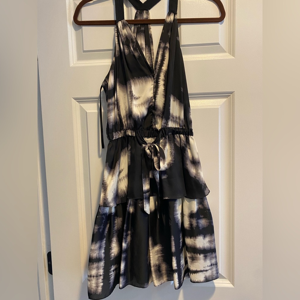 Black and white bcbg maxazria dress